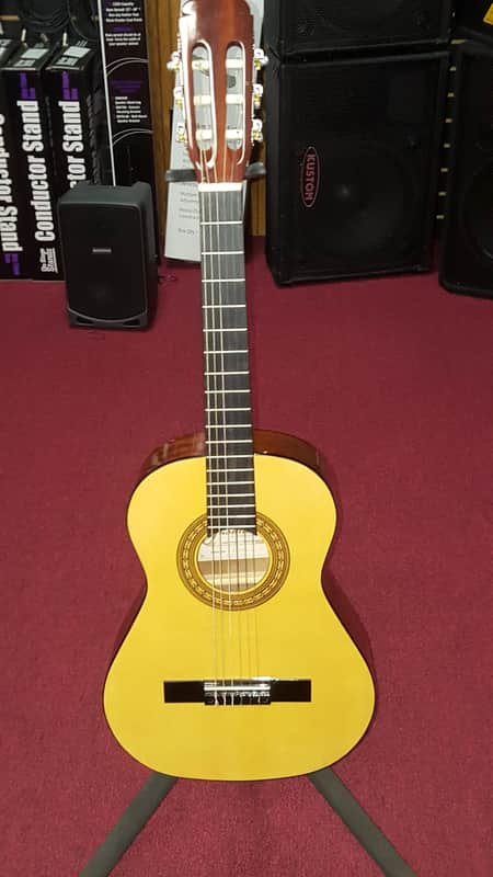 Jasmine JS241 1/2 Classical Guitar w/Chipboard Case image 1