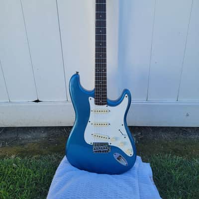 Ishibashi Mavis MIJ Japan Stratocaster 80s In Daphne Blue image 1