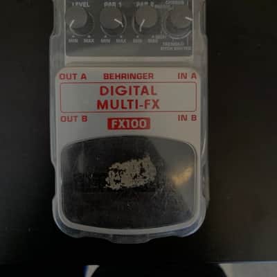 Behringer FX100 Digital Multi-Effect Pedal 2010's (Discontinued) NOT FUNCTIONING – For Parts or Repair image 6