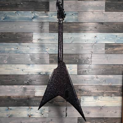 ESP LTD KH-V Electric Guitar - Black Sparkle image 5
