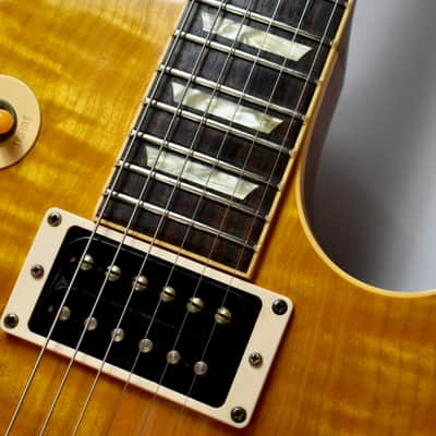 1994 Gibson Yamano Les Paul Classic Premium Plus Translucent Amber w/OHSC, AAA, 9lbs, Slash image 23