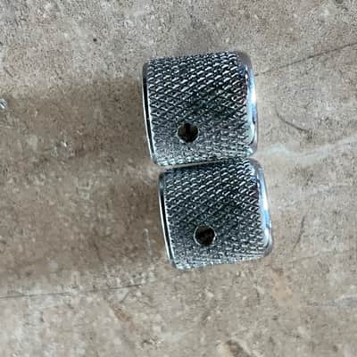 1959 1960 Fender guitar bass chrome knobs set Telecaster Precision image 2
