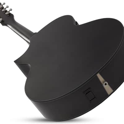 Schecter Orleans Stage-7 Acoustic Electric Guitar. Satin See Thru Black image 10