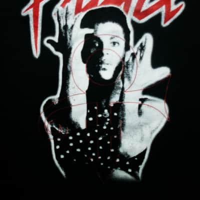 prince parade style art official mdse mediun youth tee - r&b rock purple rain 1999 npg wendy & lisa image 2