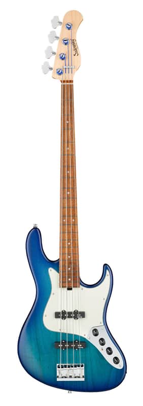 Sadowsky MetroLine 22-Fret Will Lee Bass, Red Alder Body, 4 String, Bora Blueburst Transparent Satin image 1