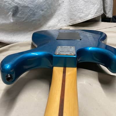 Kramer USA Pacer Deluxe Guitar R2 nut 1980s Blue image 21