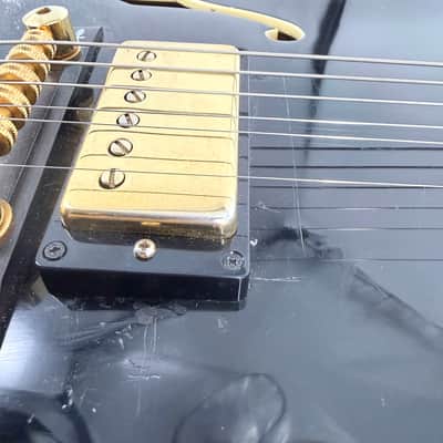 1990 Gibson Chet Atkins Country Gentleman – Ebony image 11