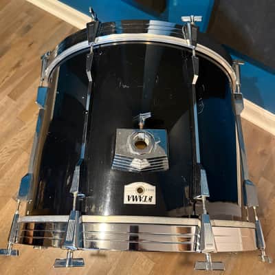 Tama Rockstar DX Bass Drum 22" x 16" Japan Black Remo Aquarian Free Shipping image 4