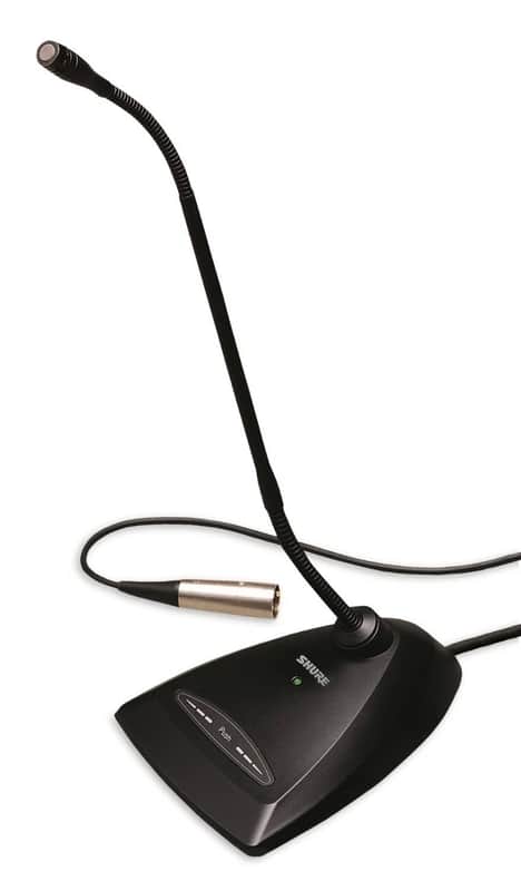 Shure MX412/C 12" Microflex Cardioid Gooseneck Condenser Mic w/ Attached XLR Preamp image 2