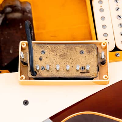 1980 Tokai Reborn Old Love Rock LS120 Original Burst w/ Lifton-Style Case, Double Cream DiMarzio PAF image 18