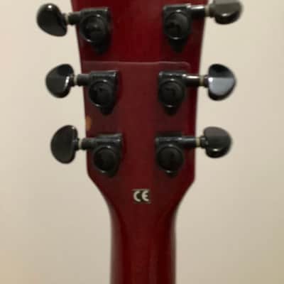 Washburn P290 1997 MIK Transparent Red Electric Guitar image 13