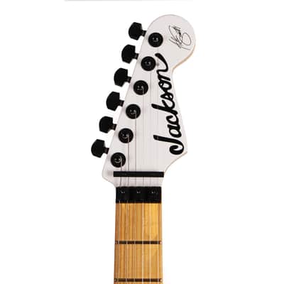 Jackson 50th Anniversary Iron Maiden Adrian Smith SC1 Snow White image 7