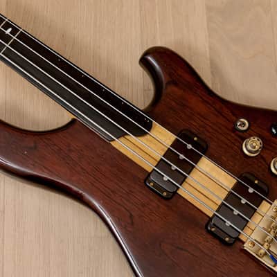 1981 Ibanez Musician MC-924H Vintage Hybrid Fretted & Fretless Bass, AJ10 Alphonso Johnson Signature image 7