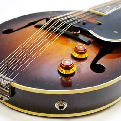 Gibson EM-150 Mandolin Late 40s to Early 50s - Sunburst **Upgrades & original P90 Pickup!!** image 5