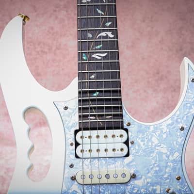IBANEZ MIJ JEM7V-WH Steve Vai Signature "White + Rosewood" (2006) image 5