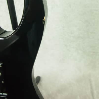 Jackson Dinky FR Floyd Rose left handed lefty electric guitar in black image 6