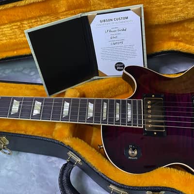 NEW! Gibson Custom Les Paul Axcess Standard Figured Top Floyd Rose Electric Guitar - Greatest Hits II - Authorized Dealer - Tri-Berry Burst - WOW! 8.5lbs - G07453 image 14
