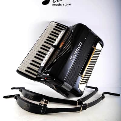 Immagine Rare, Top Italian Made Accordion Marinucci Super Mod 975 - 120 bass, 20 switches + Case & New Straps - Certificate -Video - 4
