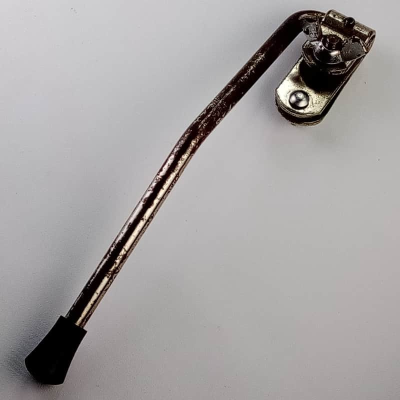 WFL Gull Wing Bass Drum Spur/Leg Nickel Vintage 40s-50s Stage Right Ludwig Mount image 1