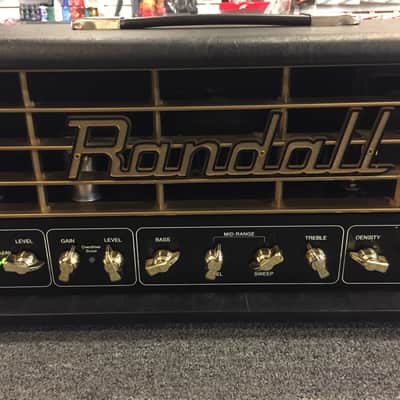 Randall T2H T2 100 watt Tube Preamp Guitar Amplifier Head Custom Gold Grill Finish and Knobs image 2