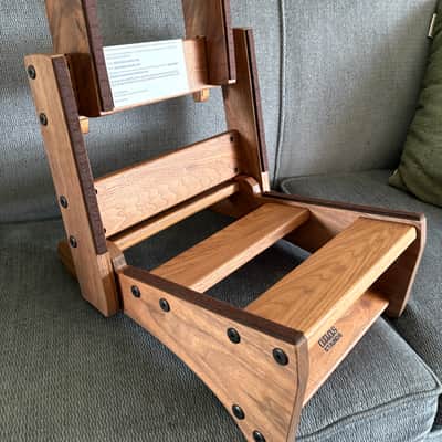 Atlas Stands Walnut Low Rider Amp Stand - hand-rubbed, durable tung oil finish image 4