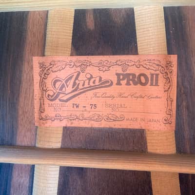 1975 Aria Pro II PW-75 | Lawsuit Vintage Acoustic Guitar | Japan Matsumoku image 18