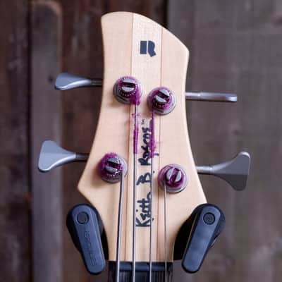 Roscoe Century Standard 4 Fretless 2013 Natural w/ Hard Case image 3