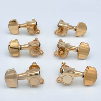 Machine Heads - Set of 6 - Gold - 3 X 3 image 1
