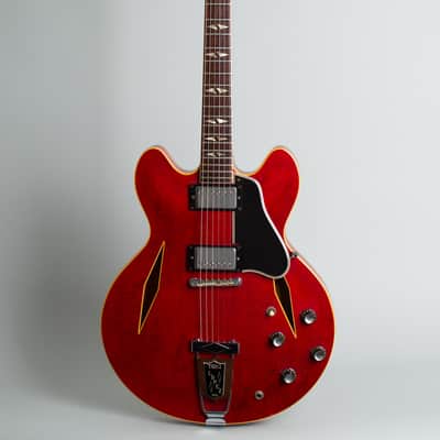 Gibson  Trini Lopez Standard Semi-Hollow Body Electric Guitar (1966), ser. #800680, original black hard shell case. image 1