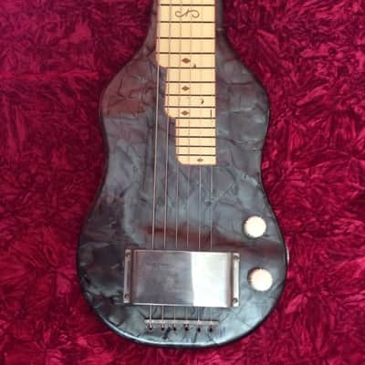 Magnatone Lap Steel Vintage 1950s Grey Pearl w/ Original Case+ image 4
