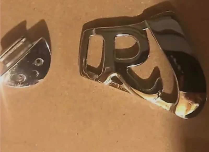 Rickenbacker  12 String tail piece Chrome image 1