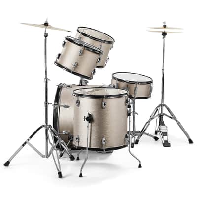 🎸5 Piece Full Size Acoustic Drum Kit with Snare, Cymbal, and Throne🎸 image 4