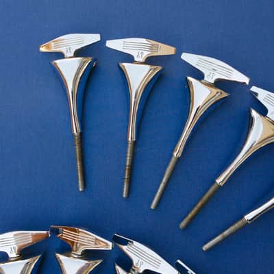 Sonor Phonic Signature T-rods Tension Rods Claws Clawhooks Bass Drum Lot of 10 Vintage image 3