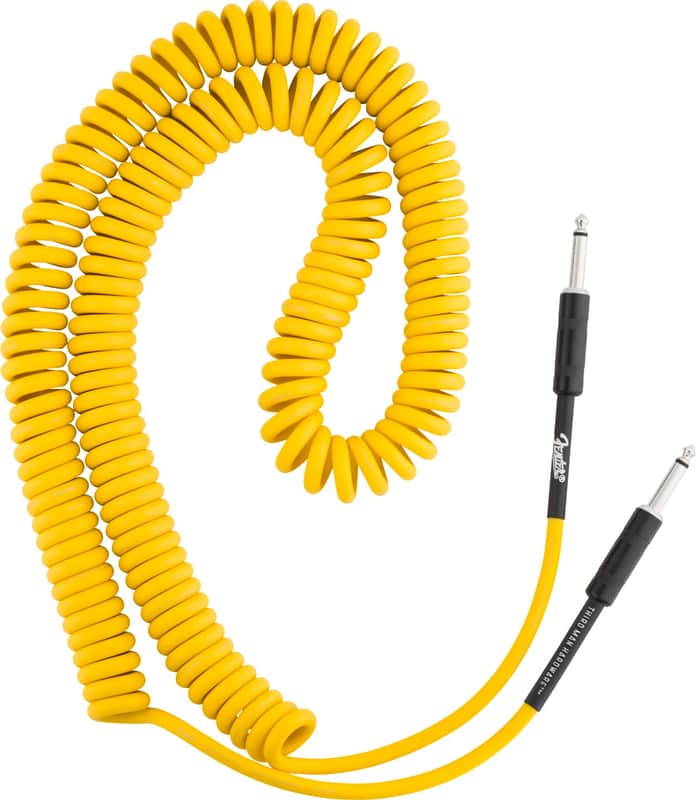 Fender 30' Coil Cable Fender x Third Man Hardware - Yellow image 1