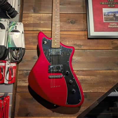 Fender Alternate Reality Series Meteora HH with Pau Ferro Fretboard 2019 - Candy Apple Red image 2