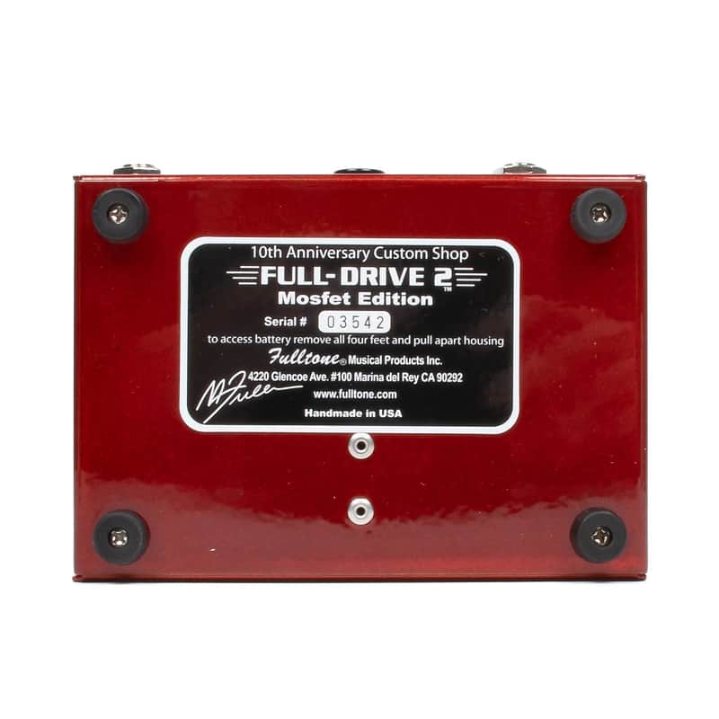 Fulltone Full-Drive 2 10th Anniversary MOSFET Overdrive | Reverb