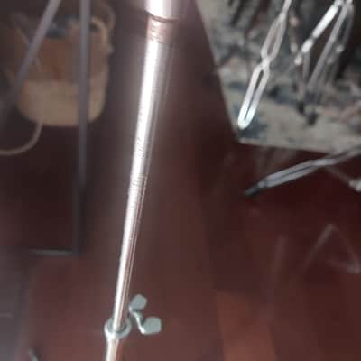 Ludwig Model 1400 Flat-Based Straight Cymbal Stand 1970s - Chrome image 2
