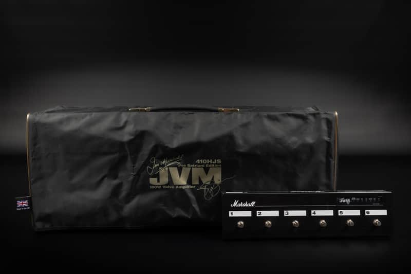 2012 Marshall JVM410HJS Joe Satriani Signature Edition - Black | Made in UK 4-Channel 100-Watt Guitar Tube Amp Head Top Collector's Condition | Custom Flight Case image 1