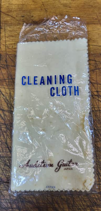 Vintage RARE 1960's Kawai Japan Audtion Guitar Cleaning Cloth Case Candy image 1