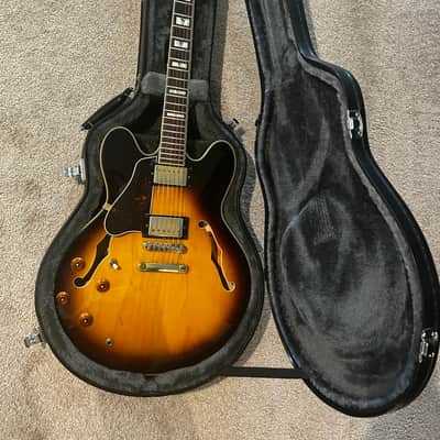 Epiphone Sheraton II Left Handed 1986 - 2007 - Vintage Sunburst image 17