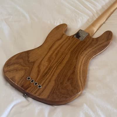 2018 Fender Limited Edition Roasted Ash American Professional Jazz Bass with Maple Fretboard - Natural - Free Pro Setup image 7