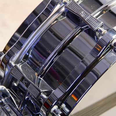 SONOR D-500 Phonic Ferromanganese 14x5 Snare Drum with Original Case (Ferromanganese Steel) (05/07) image 10