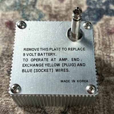 1980s WD Blue Clipper Fuzz Vintage Plug In Booster Guitar Effects Unit! image 2
