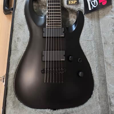 ESP Horizon NT-7B E-II BRAND NEW! Satin Black Matte 7 String Baritone EMG 2015 NOS New Old Stock 40th Anniversary Seven String Guitar image 13