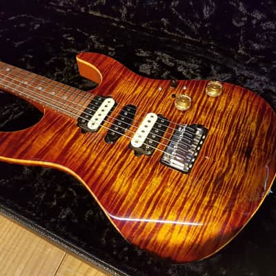 2010 Suhr Custom Modern Guthrie Govan Signature Flame Maple Top Electric Guitar image 2