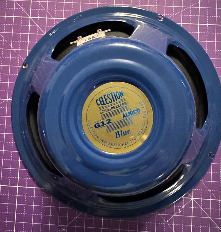 Celestion T4436 G12 Alnico Blue 15-Watt 16-Ohm 12" Speaker 2010s - Blue image 1