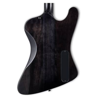 ESP LTD PHOENIX-1000 QM Left Handed Guitar - See Thru Black Sunburst image 7