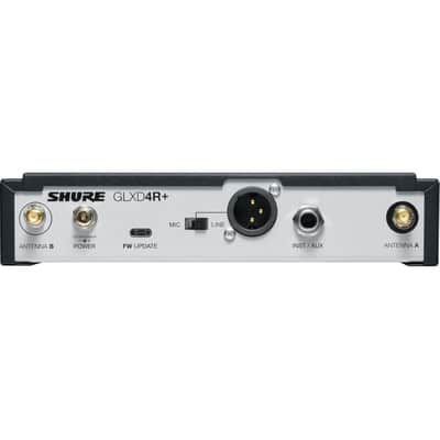Shure GLXD14R+ Digital Wireless Bodypack Rackmount System w/Tan Earset Mic image 4