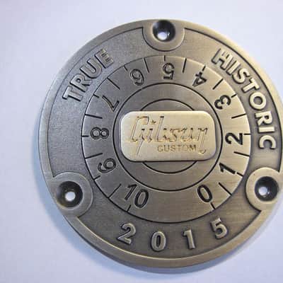 Gibson Custom Shop '59 Les Paul R9 True Historic Toggle Switch Cover Plate Authentic Badge Logoz ~ 2015 image 3