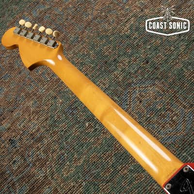 2004 Fender '69 Competition Mustang reissue MG69 Fiesta Red Matching Headstock MIJ Japan image 14